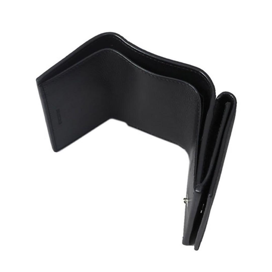 フ様 BALENCIAGA ブラック 三つ折り財布