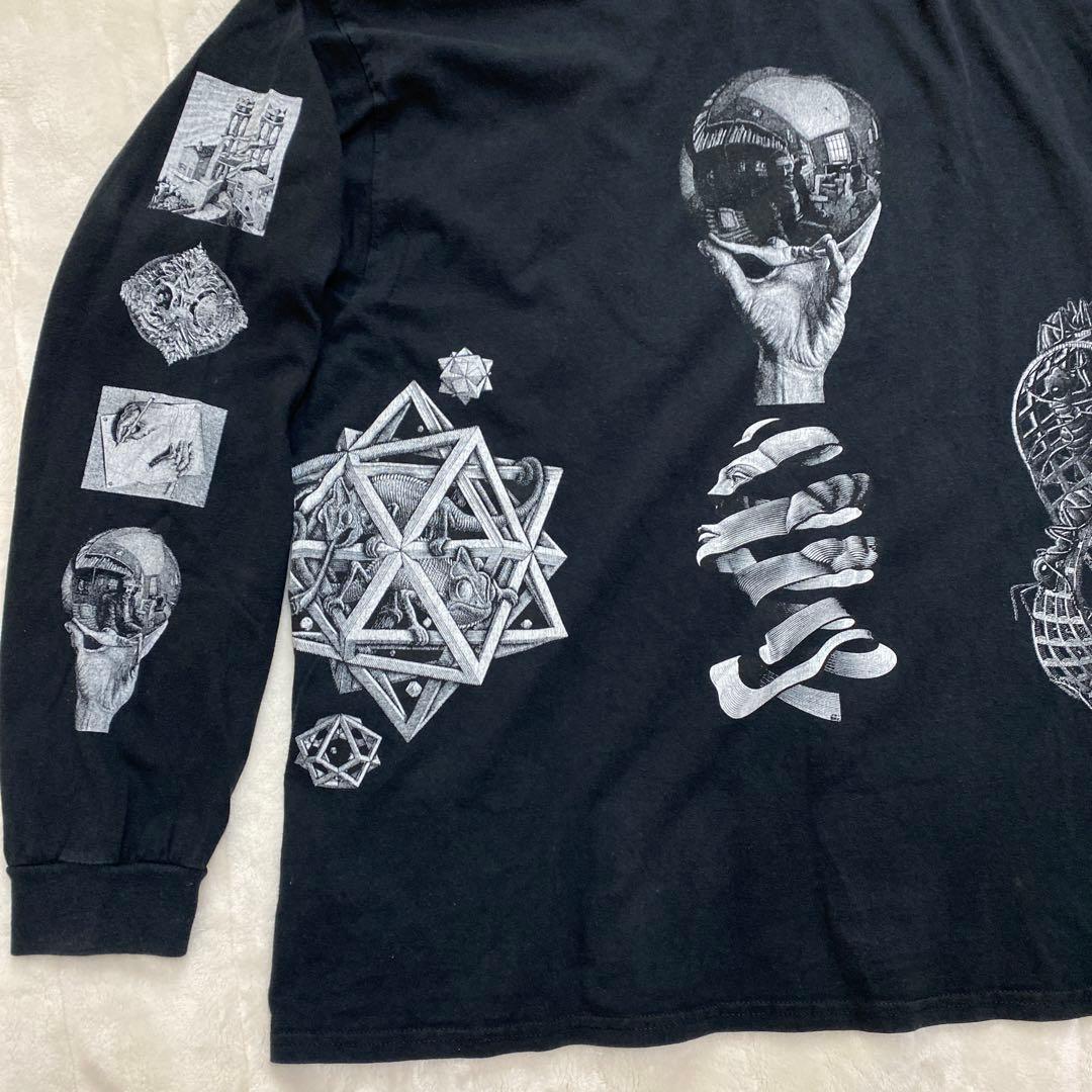 k*G様 入手困難　ESCHER エッシャー　Tシャツ　長袖　ロンT　アートT