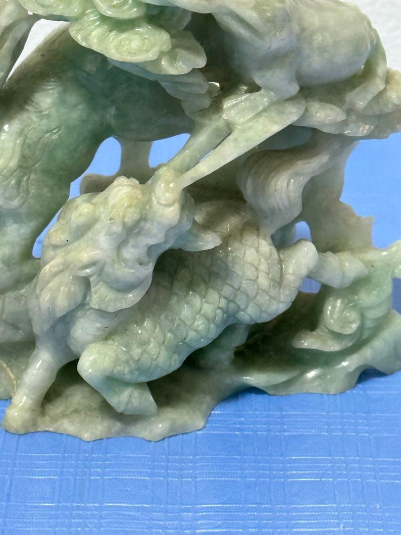 音楽さん專用 中国美術 翡翠 置物 天然石 彫刻 ヒスイ