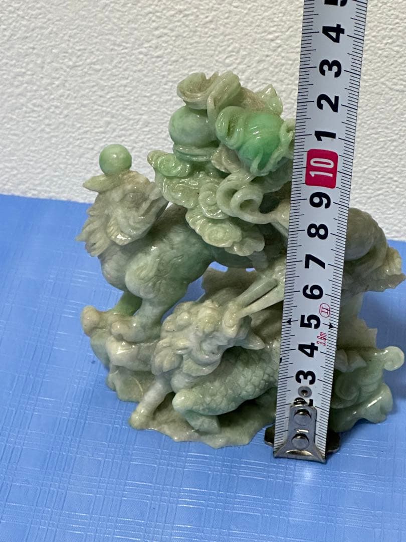 音楽さん專用 中国美術 翡翠 置物 天然石 彫刻 ヒスイ