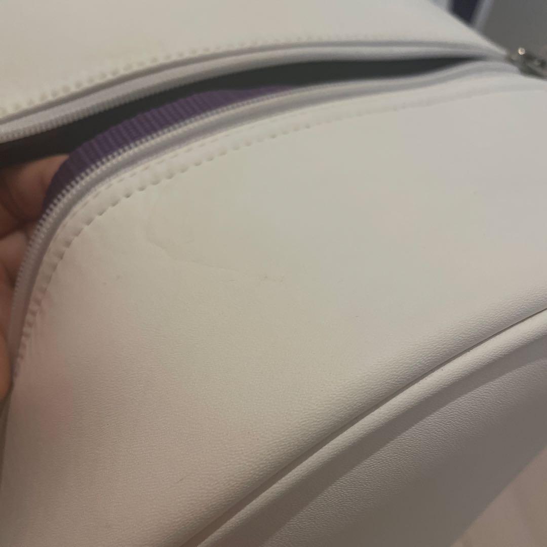 OFF キルティング ゴルフバッグ ホワイト※クラブはつきません※