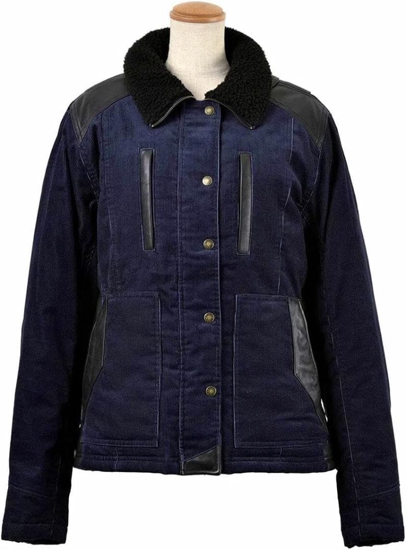 【特★61％引】ロッソ　ROJ-972　ネイビー（LL）コーデュロイジャケット