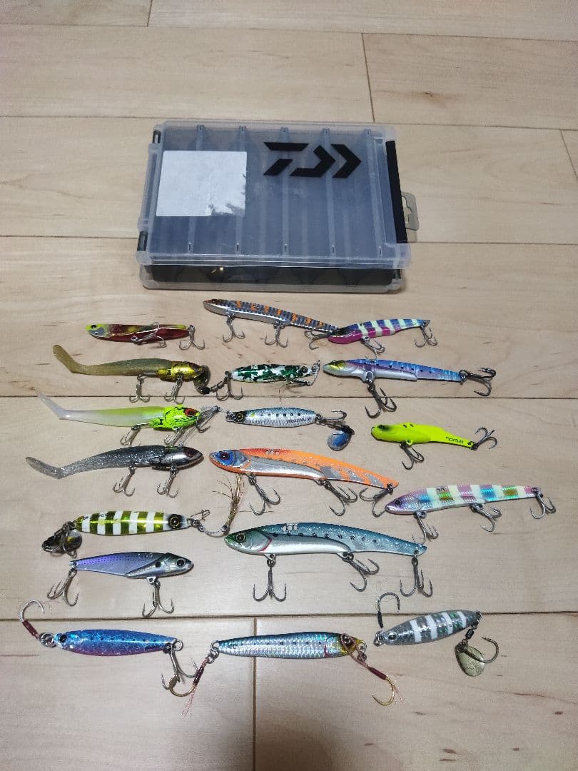 ルアー多数　ロックフィッシュワーム　タコエギもあり