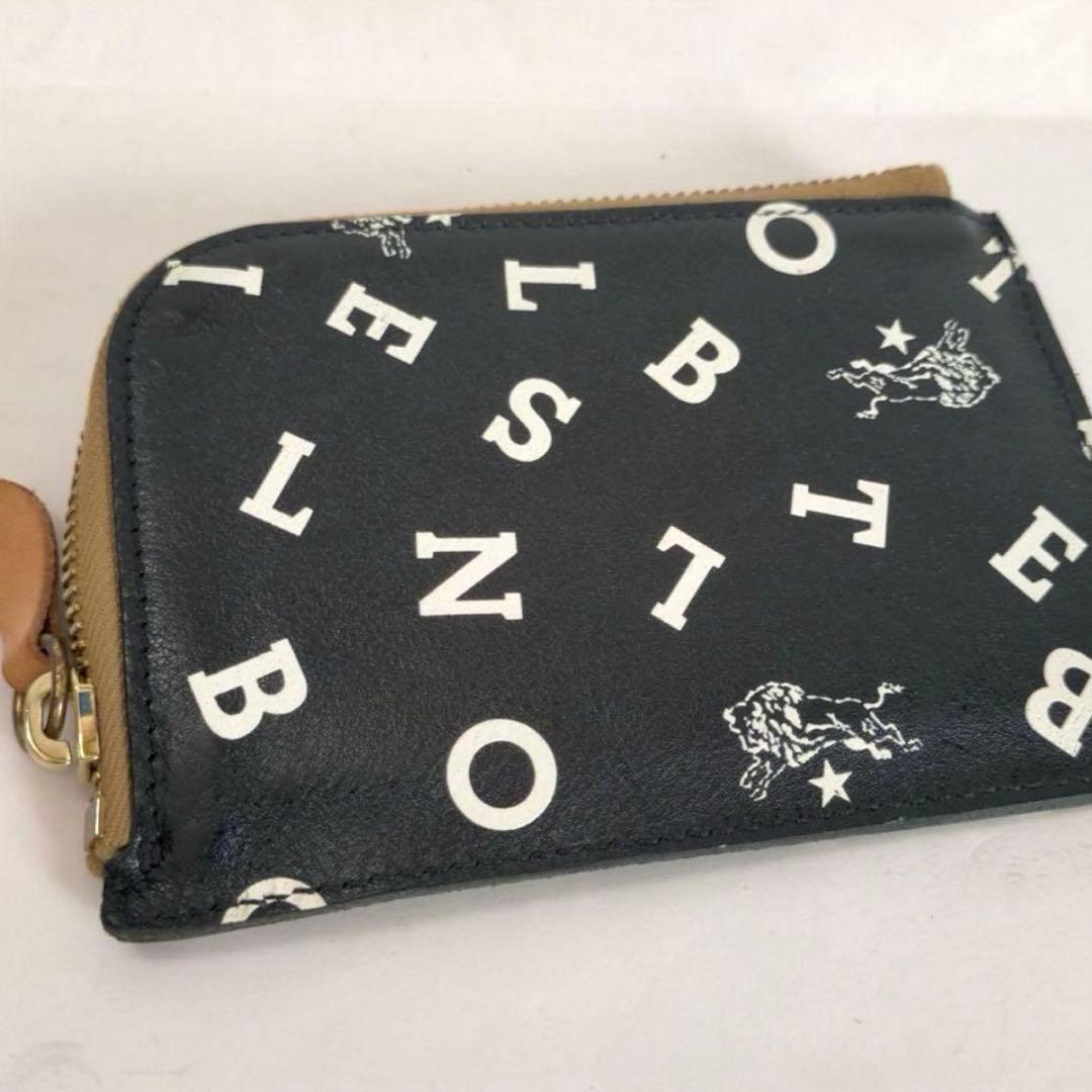 IL BISONTE モノグラム スクエア型 L字レザー 財布