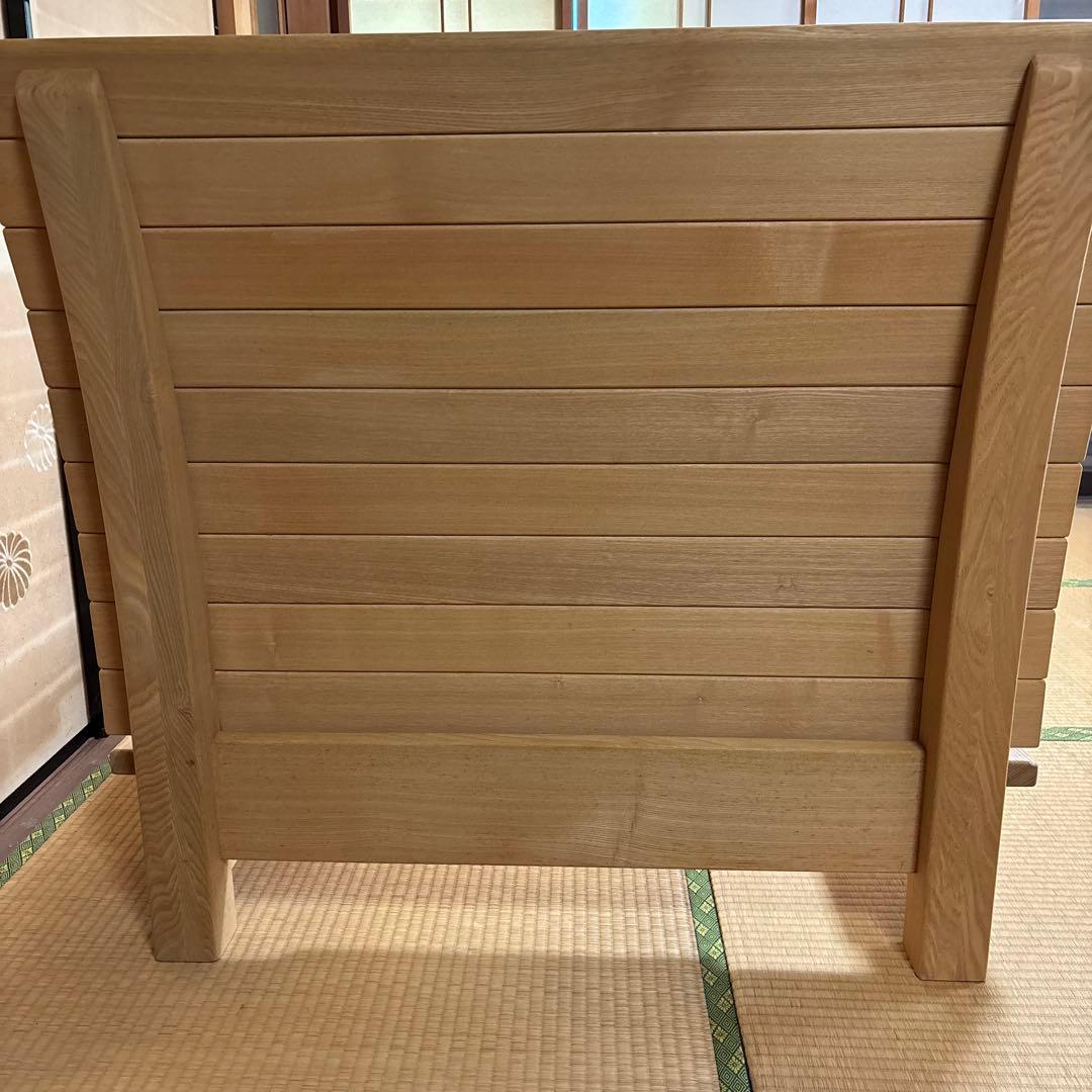 キツツキマーク　飛騨産業　木製すのこベッドフレーム