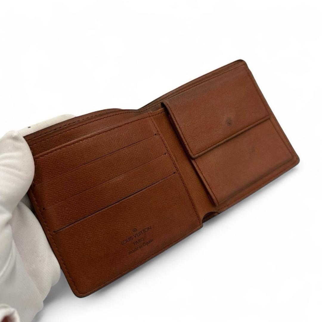 【美品】ルイヴィトン ポルトフォイユ マルコ 財布 モノグラム CA0974