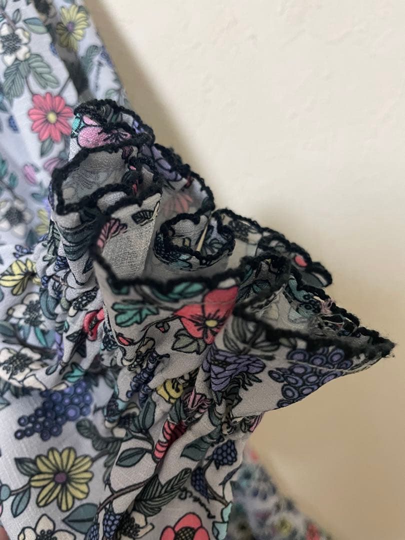 ANNA SUI mini♡ボタニカル花柄ワンピース♡140