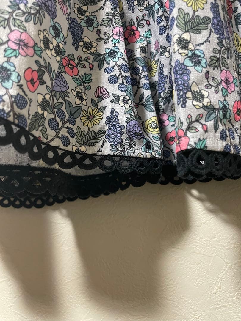 ANNA SUI mini♡ボタニカル花柄ワンピース♡140