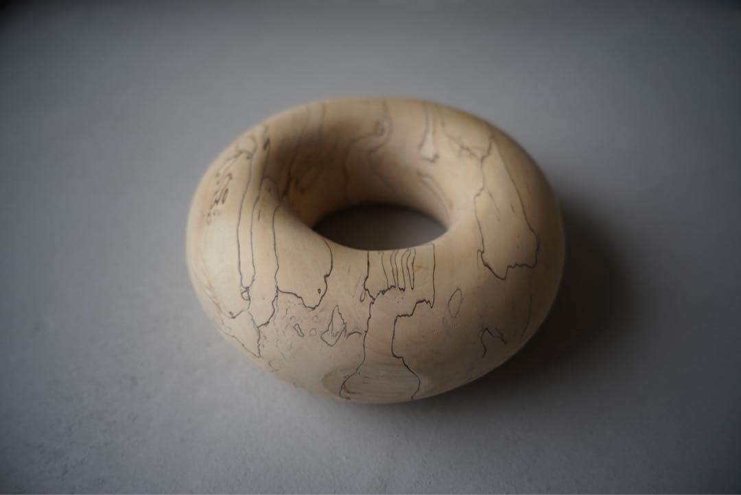 YAECA吉川和人 木工オブジェ 円 円相 ドーナツアーツアンドサイエンス