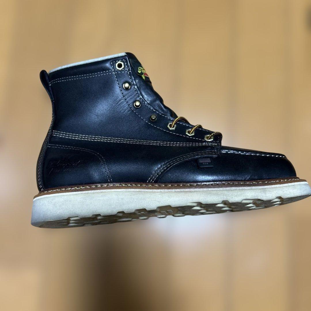 Thorogood 黒 ワークブーツ