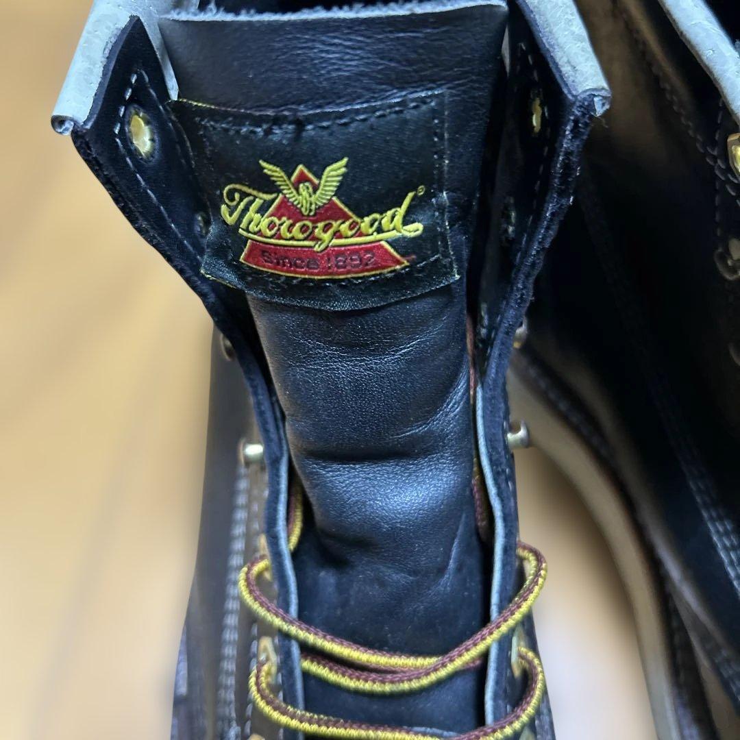 Thorogood 黒 ワークブーツ