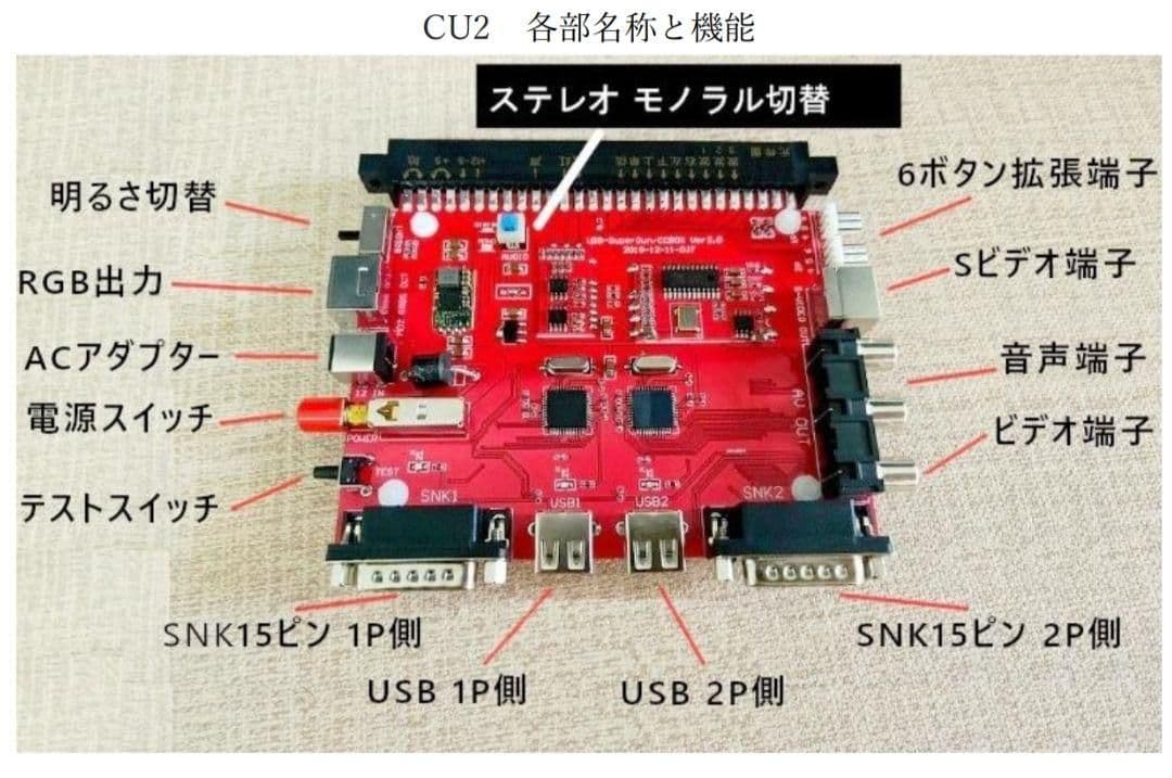 PS3とPS4パッド対応コントロールボックス USB&NEOGEO JAMMA