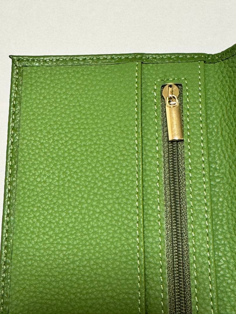 皇居財布（グリーンの長財布）