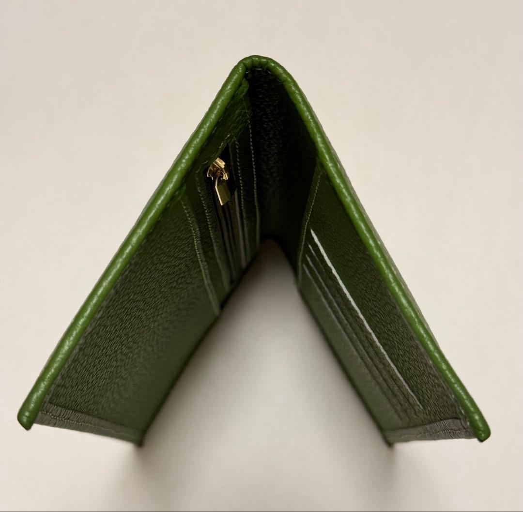 皇居財布（グリーンの長財布）