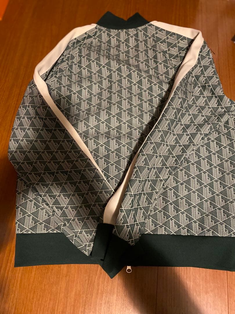 【状態良好】LACOSTE ジップアップジャージ US L