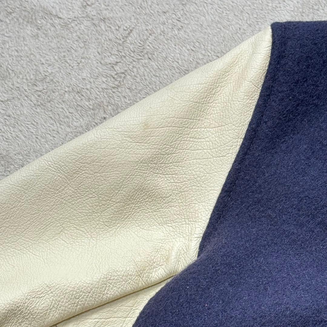 Albion award Jacket スタジャン 36 リアルレザー usa製