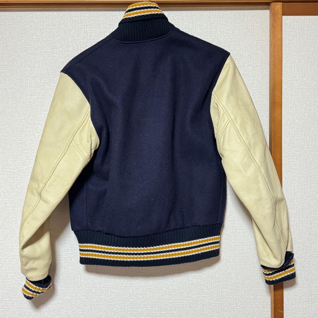 Albion award Jacket スタジャン 36 リアルレザー usa製