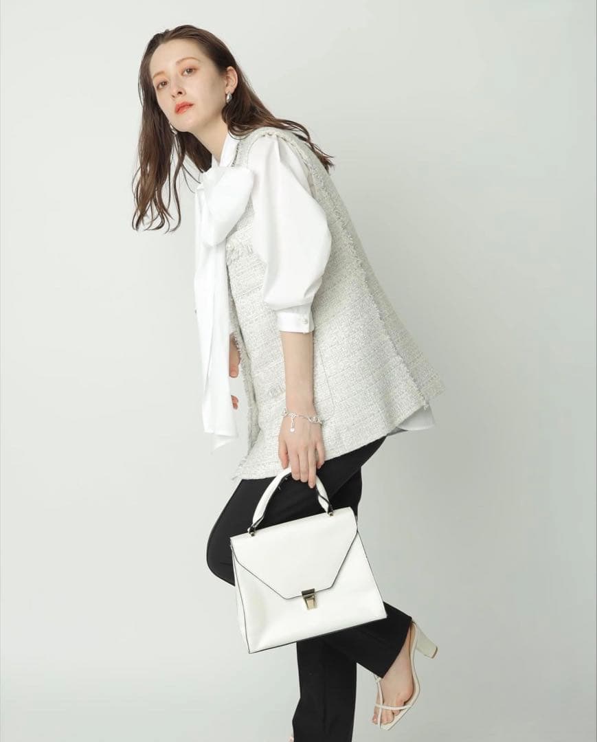 Arpege story アルページュストーリー パールツイード ジレ ベスト