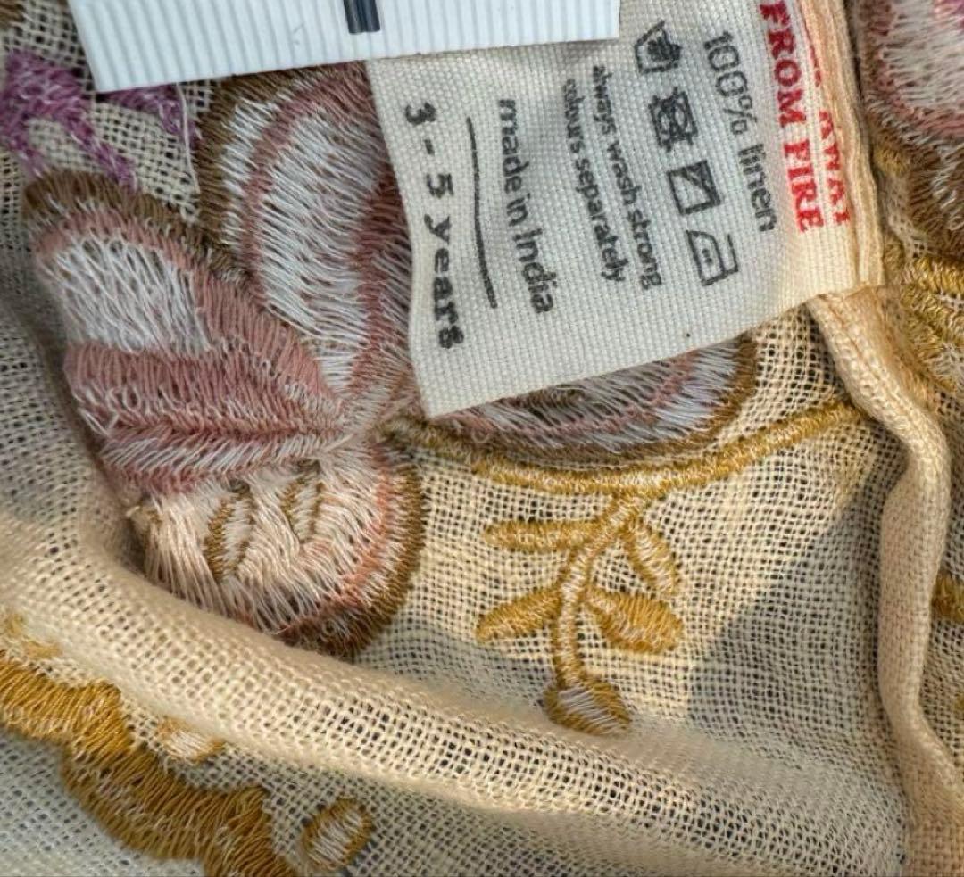 Apolina Mya Dress Milk ワンピース 3-5y