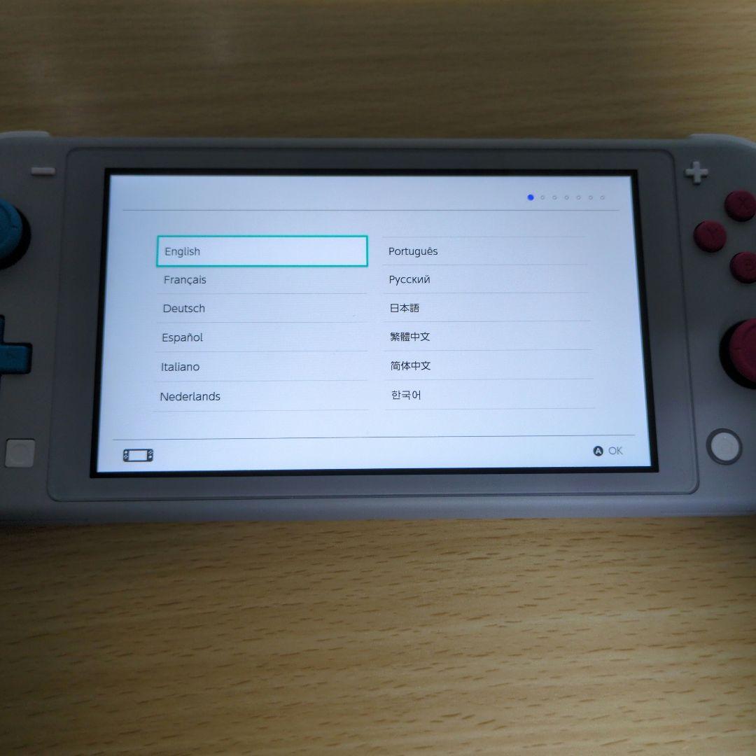 任天堂Switchライト本体(sdカード付き＆充電器付き)