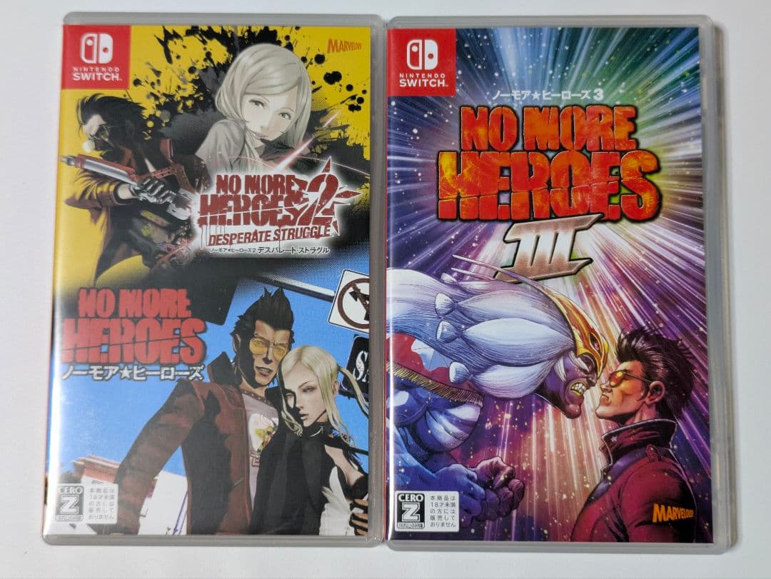No More Heroes 1+2 3 switch 2セット