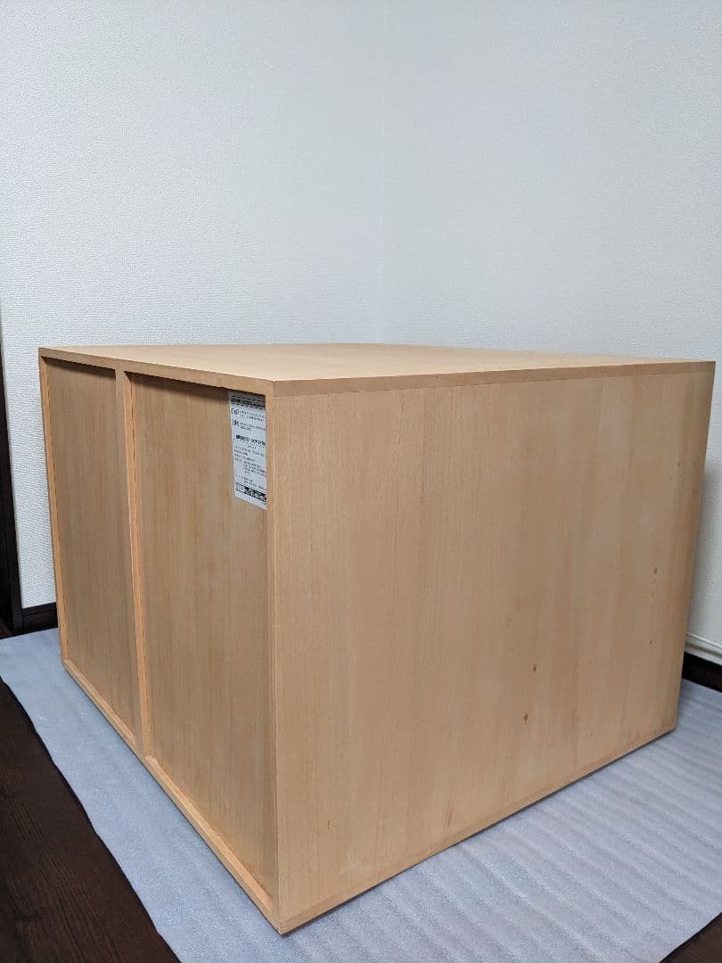 押入れ収納 総桐タンス　引出し3段4個 天然木(桐無垢材）キャスター付き