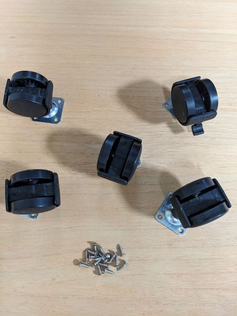 押入れ収納 総桐タンス　引出し3段4個 天然木(桐無垢材）キャスター付き