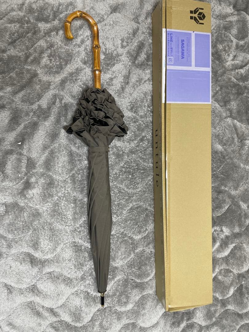 untule ラージサイズ　(60cm)フリル　ダークグレー