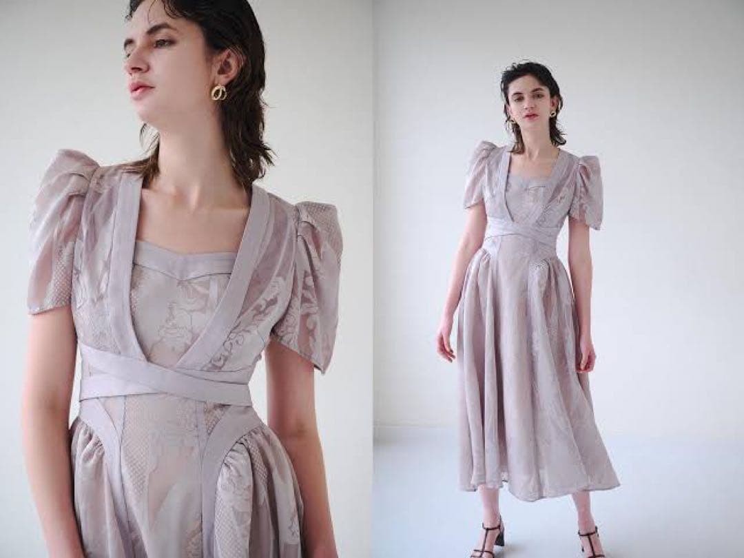 snidel ワンピース　ボレロセットオパールドレス