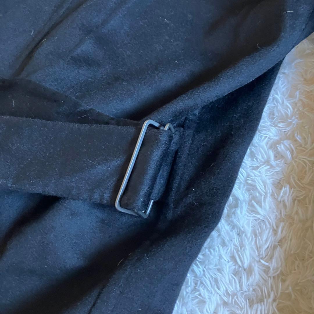 【新品タグ付き】UNIQLO +J カシミヤブレンド　チェスターコート　黒　L