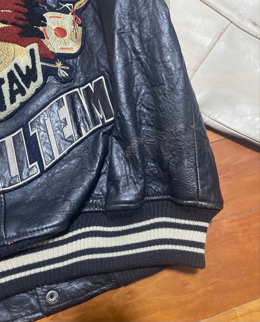 AVIREX レザースタジャン　インディアン