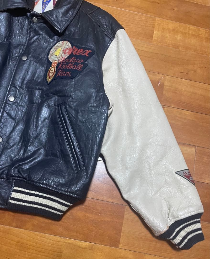 AVIREX レザースタジャン　インディアン