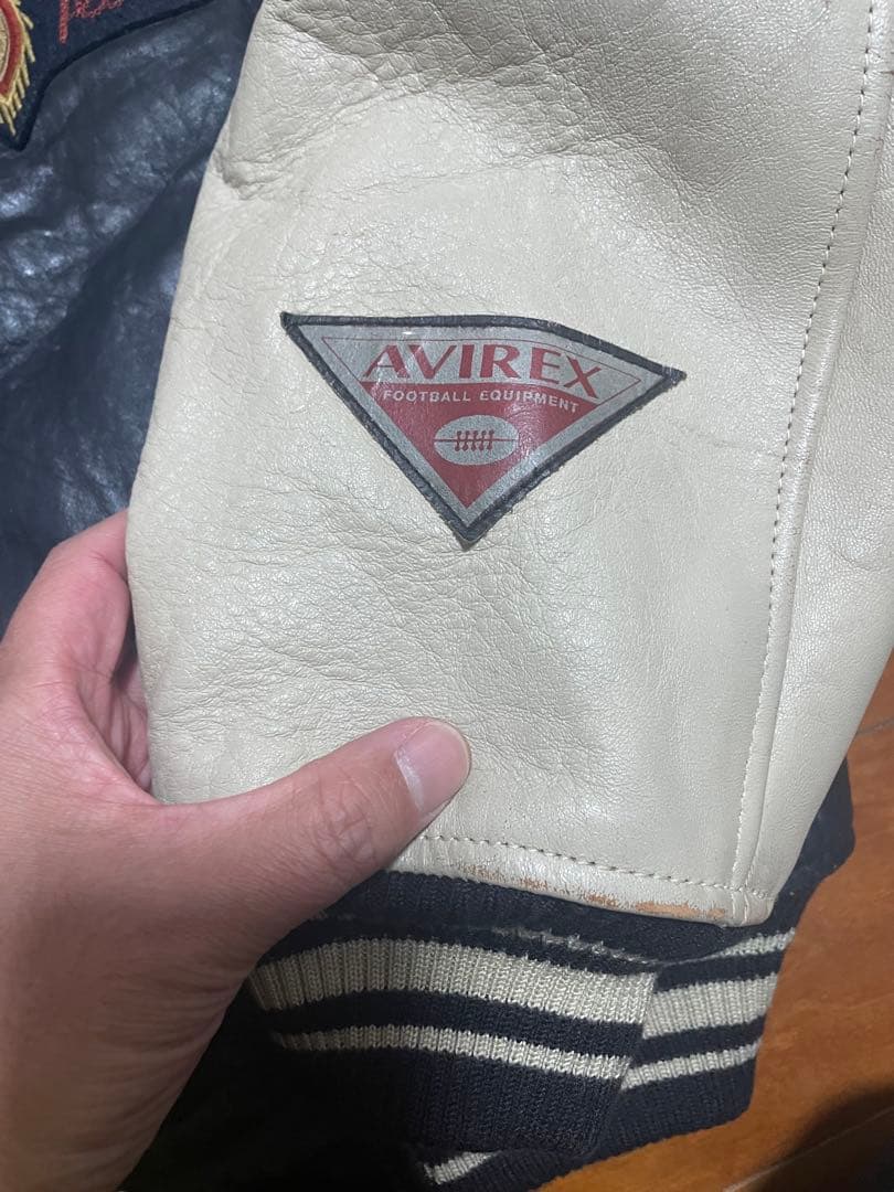 AVIREX レザースタジャン　インディアン