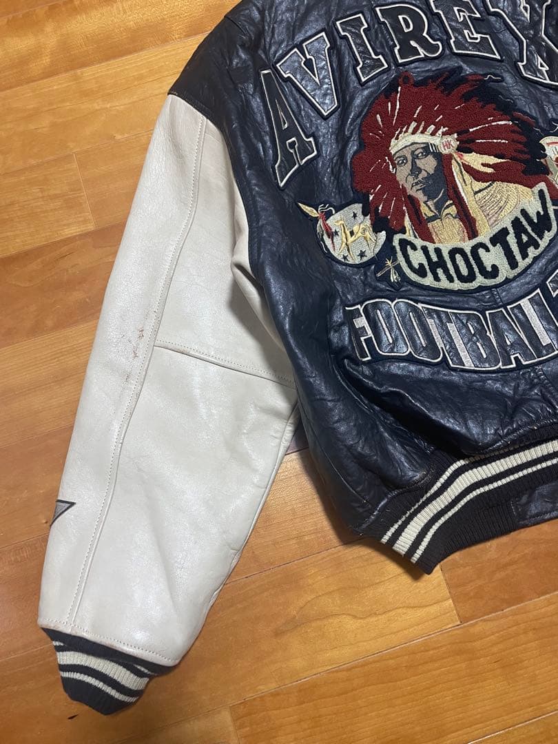 AVIREX レザースタジャン　インディアン