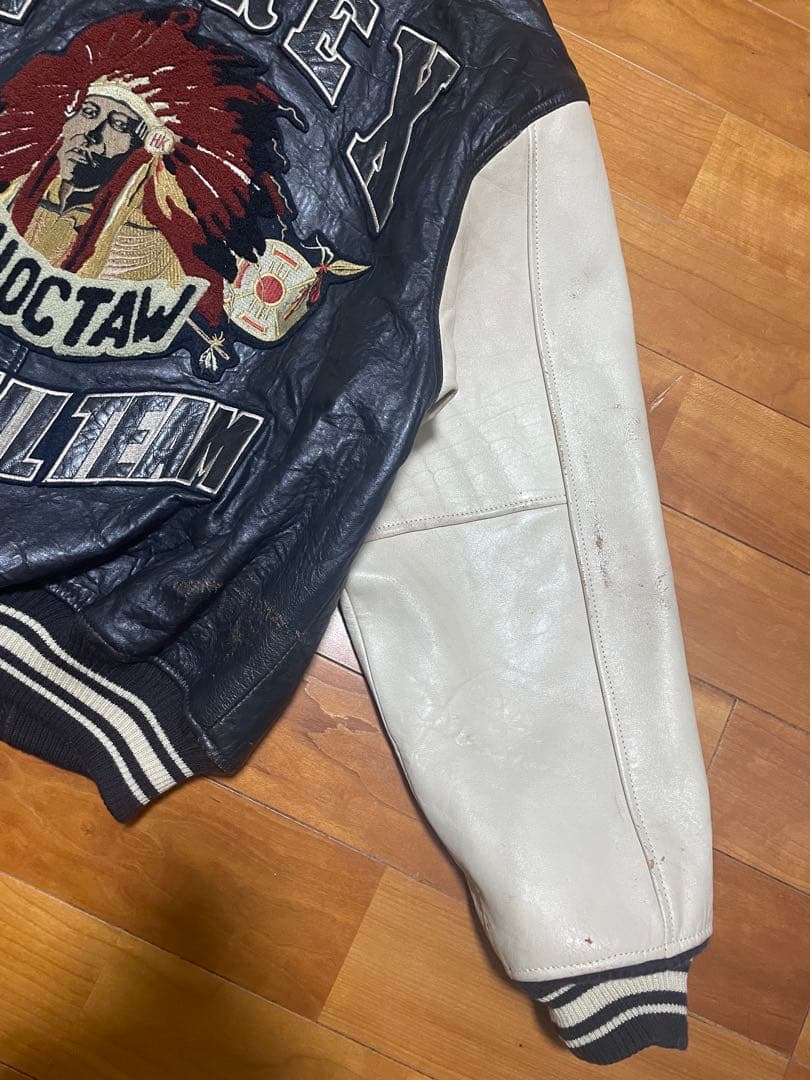 AVIREX レザースタジャン　インディアン