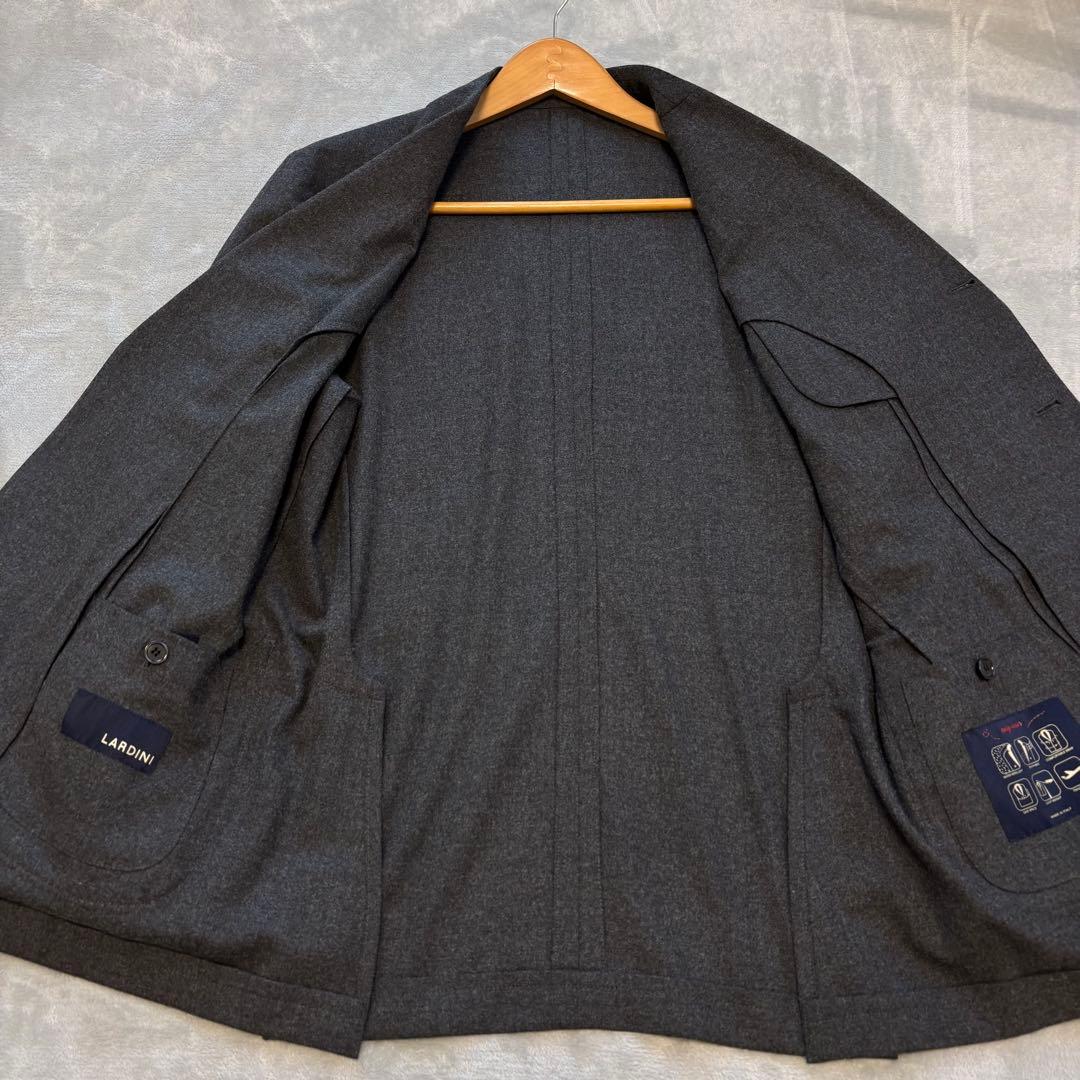 美品 現行ロゴ✨LARDINI セットアップスーツ イージーウェア トラベル50