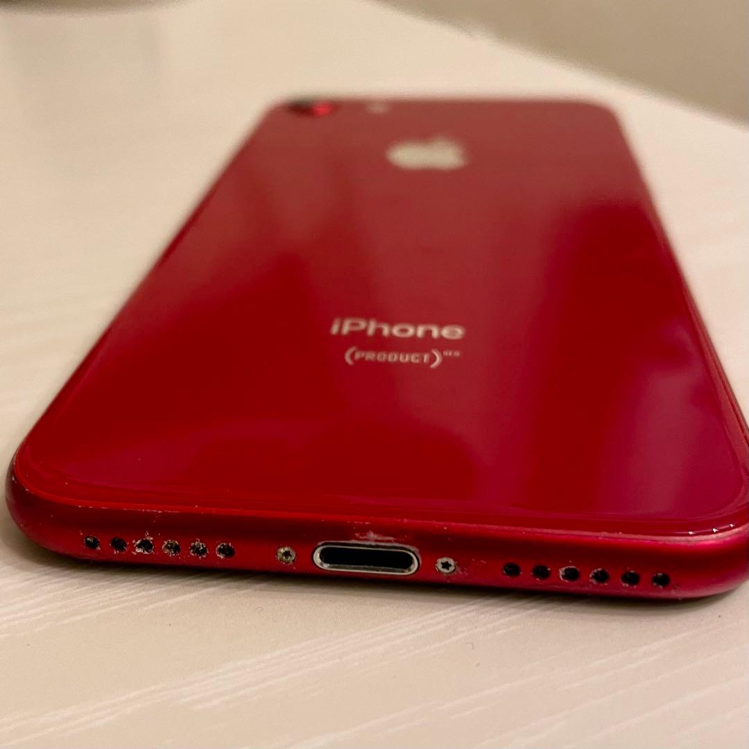 iPhone8 64GB SIMフリー レッド 箱付き