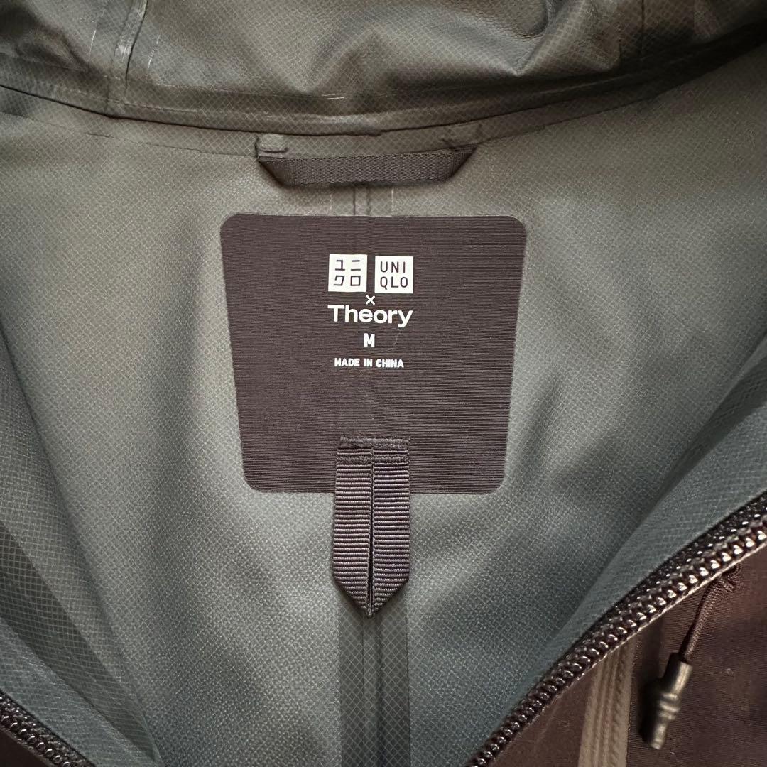 ★未使用★ユニクロ セオリー ブロックテックコート M ブラック