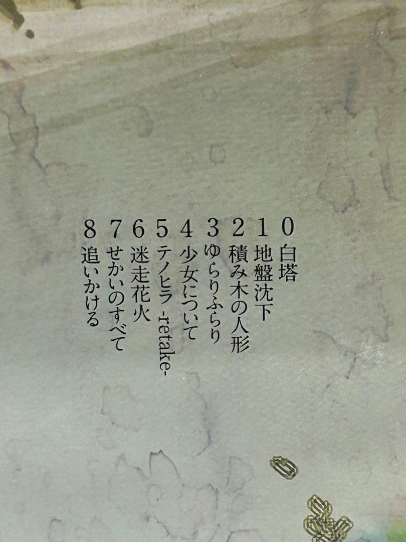 world 0123456789 廃盤CD