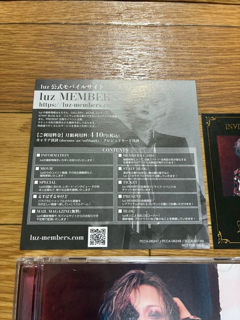 luz AMULET CD + DVD 初回限定盤 帯付 カード付 プロマイド付