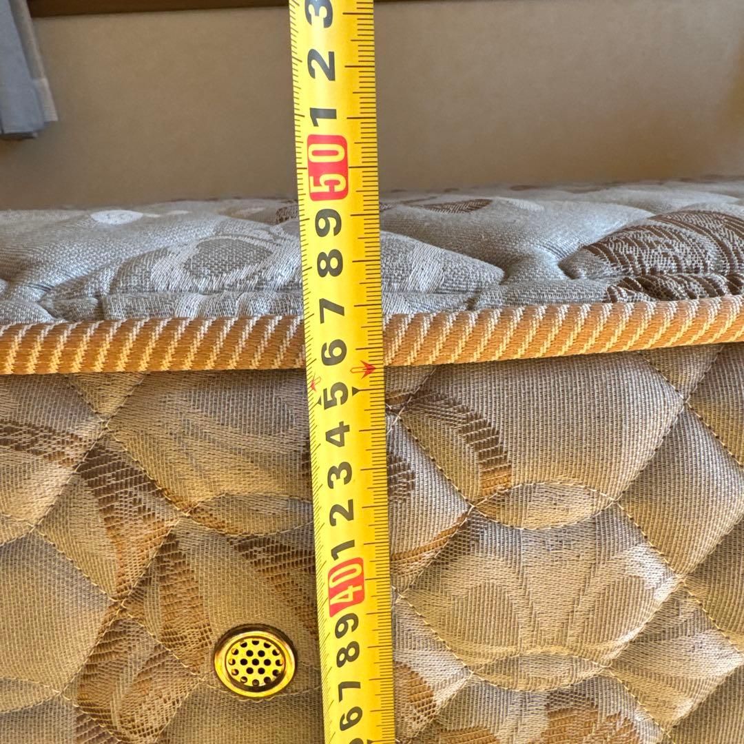 【トダフラー】シングルベッド 引き出し付き マットレス付き