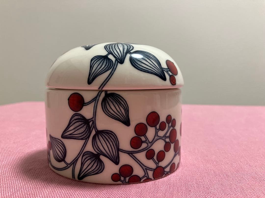 アラビア ルノ ジャー　蓋付　フロストベリー