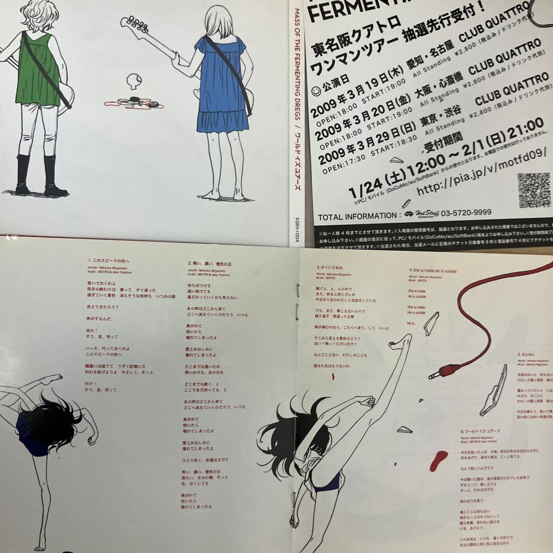 MASS OF FERMETINGS DREGS／ワールドイズユアーズ