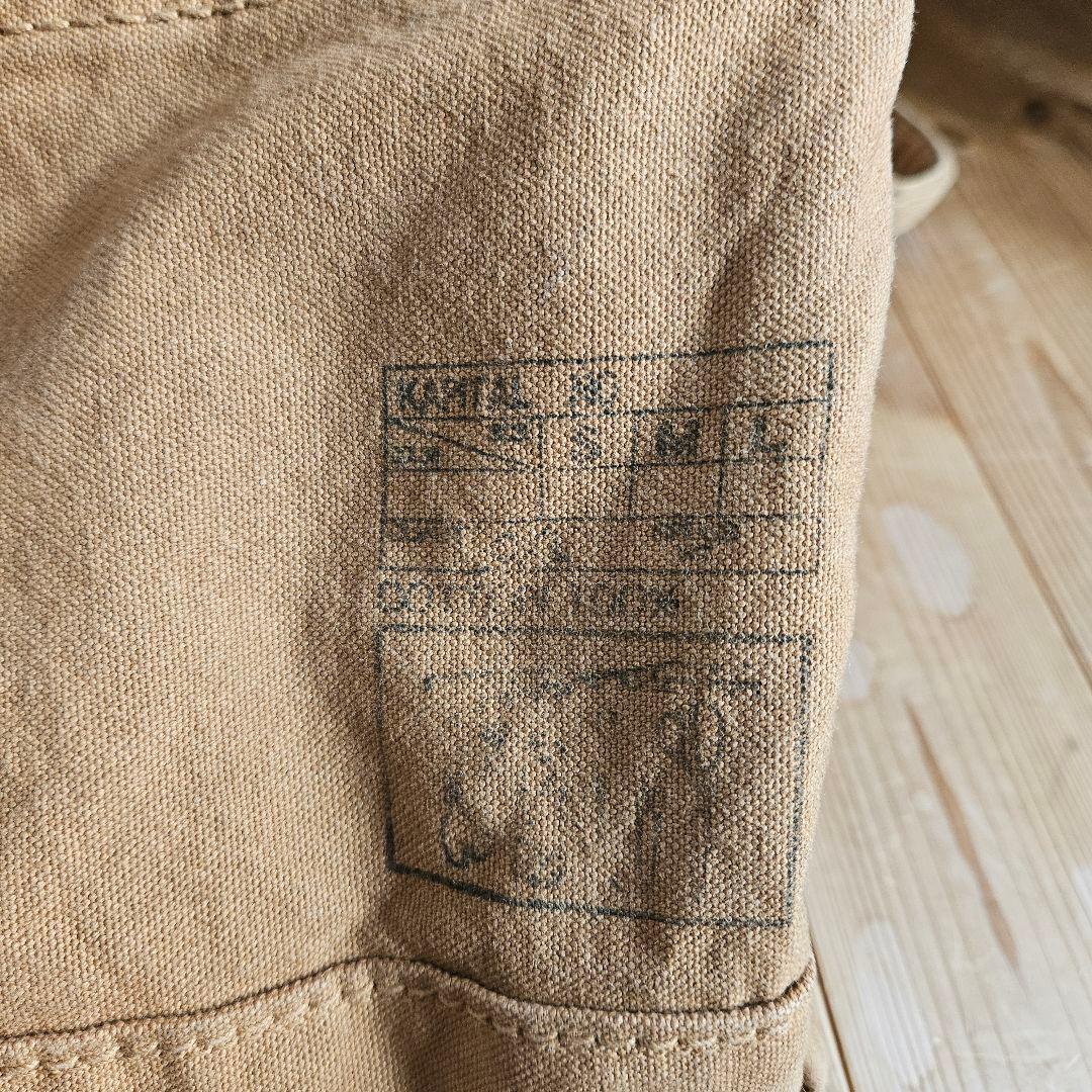 KAPITAL ベージュ トートバッグ