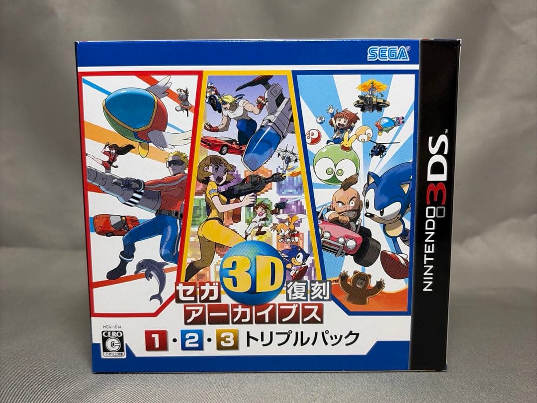 【美品】３ＤＳ／セガ３Ｄ復刻アーカイブス１・２・３トリプルパック