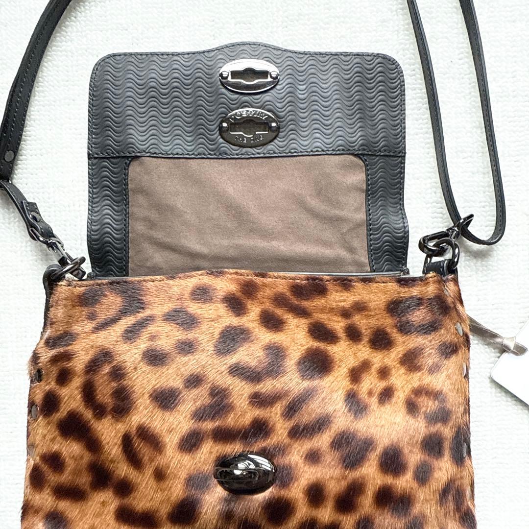 【箱付き未使用品】ザネラート　ポスティーナ ベイビー ハラコ　ショルダーバッグ