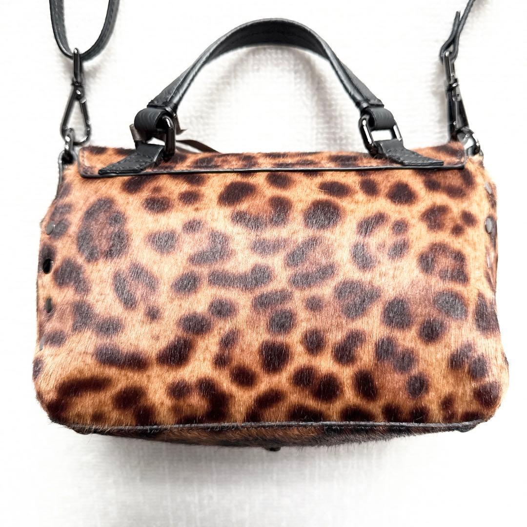 【箱付き未使用品】ザネラート　ポスティーナ ベイビー ハラコ　ショルダーバッグ