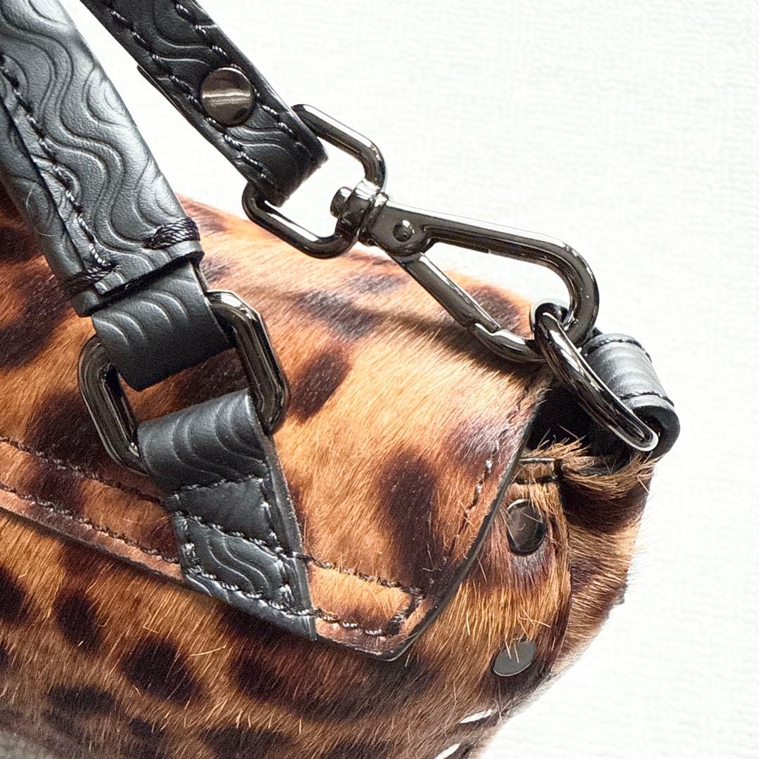 【箱付き未使用品】ザネラート　ポスティーナ ベイビー ハラコ　ショルダーバッグ