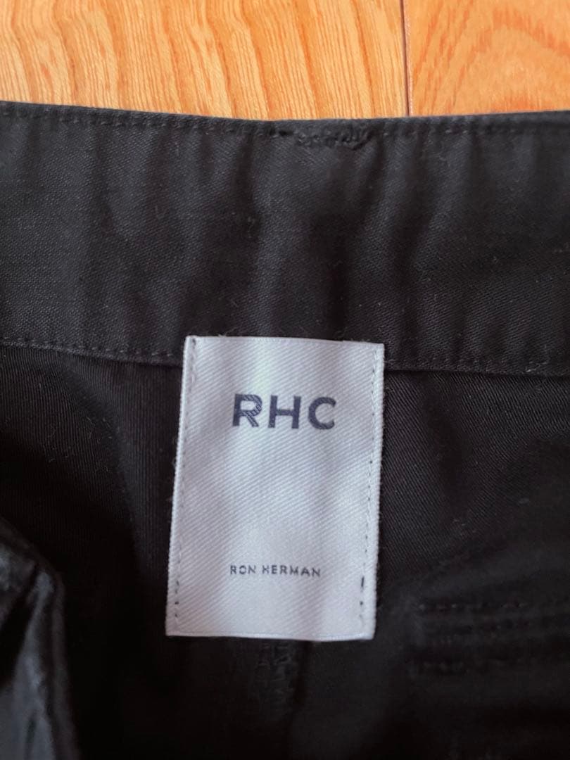 ほぼ新品RHCロンハーマン ワイド ミリタリー パンツ ブラック