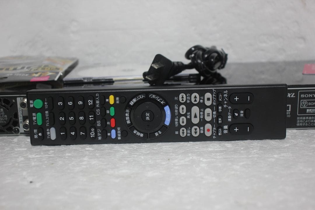 【内部徹底清掃】SONY BDZ-ZW1500 1TB HDD＆ブルーレイ　リモ